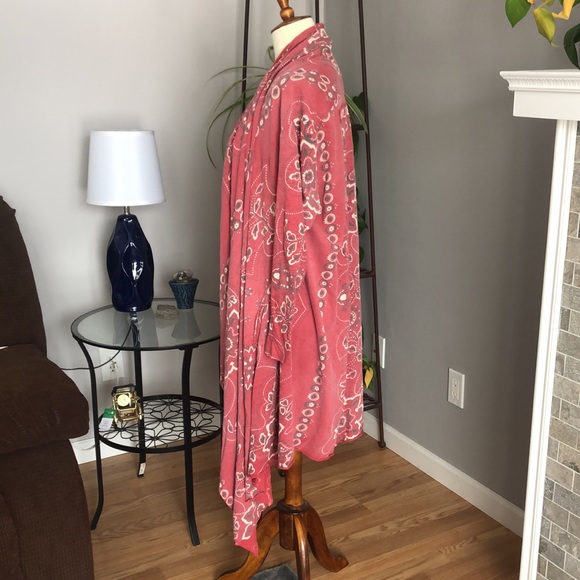 MAGNOLIA PEARL Stargazer Bandana red cardigan - Picture 6 of 14